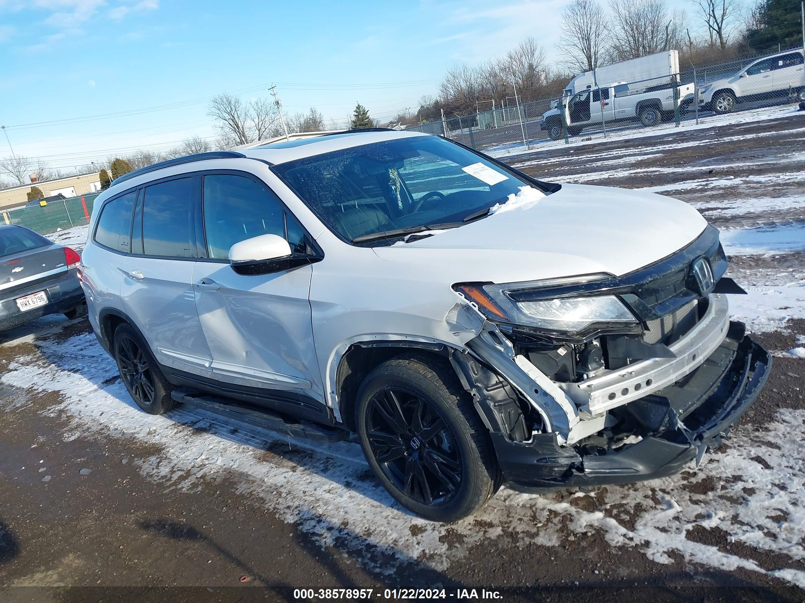 HONDA PILOT 2022 5fnyf6h70nb073237