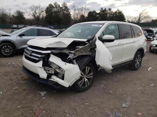 HONDA PILOT EXLN 2017 5fnyf6h72hb058307