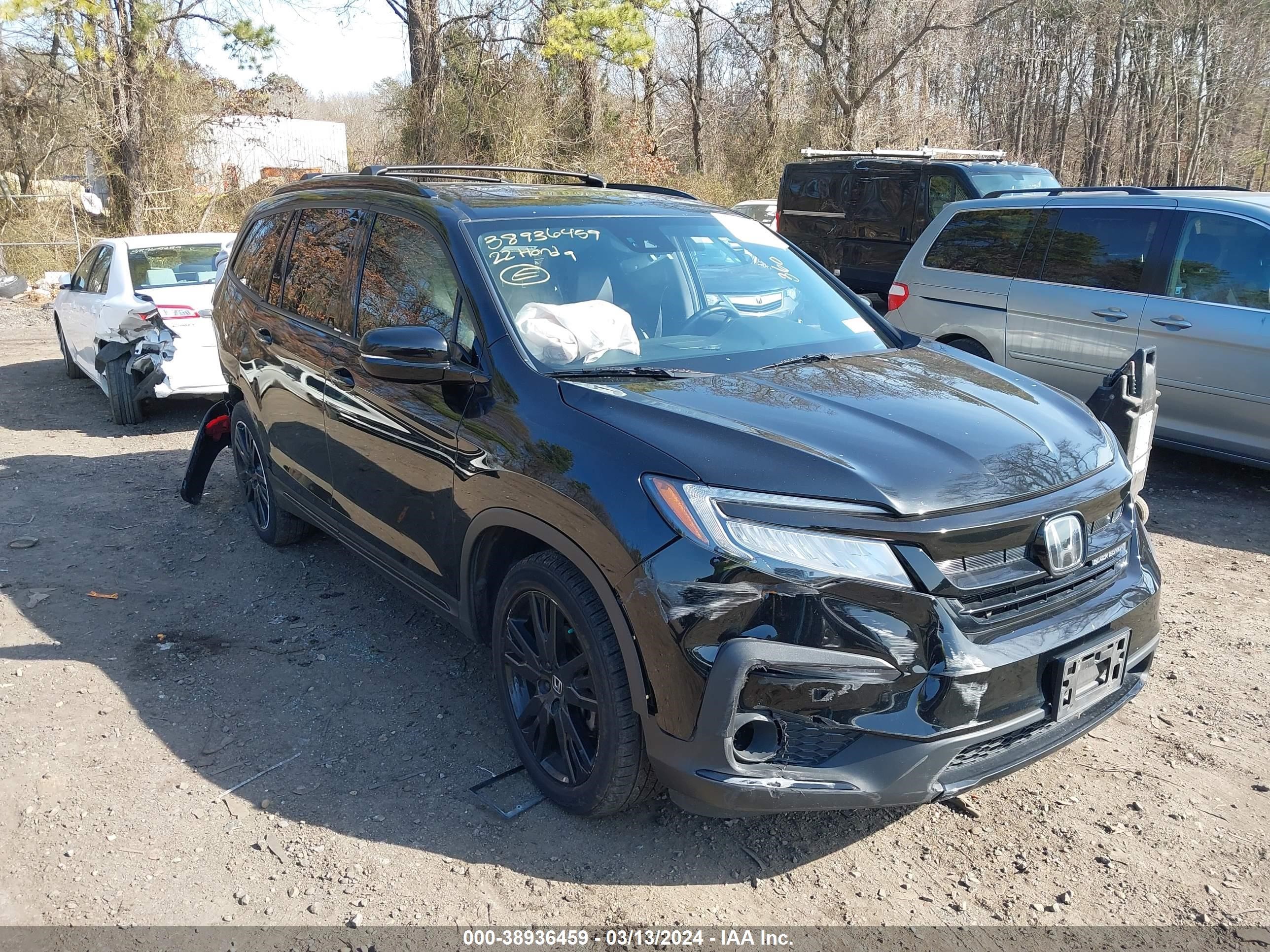 HONDA PILOT 2022 5fnyf6h72nb005540