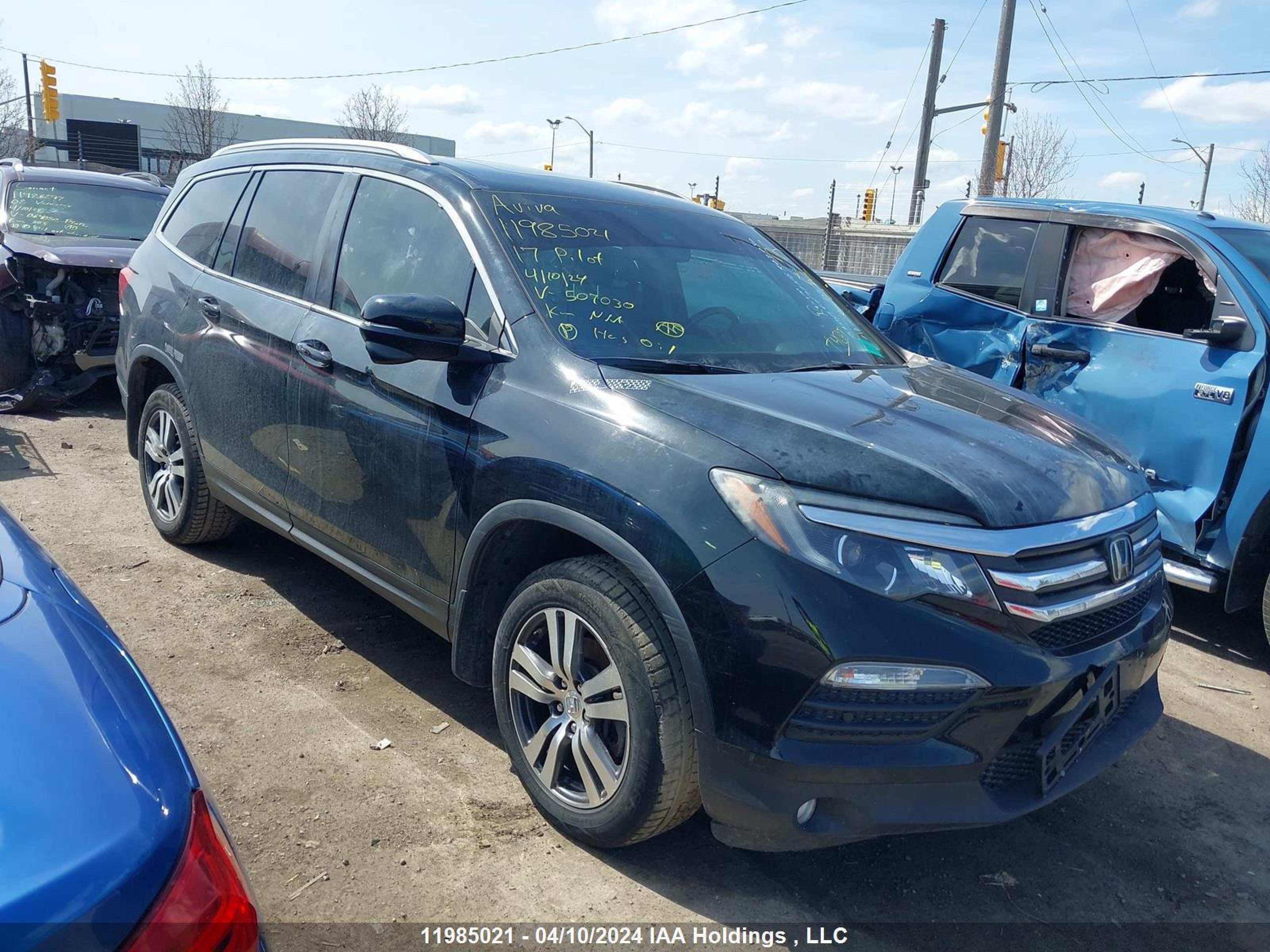 HONDA PILOT 2017 5fnyf6h77hb507030