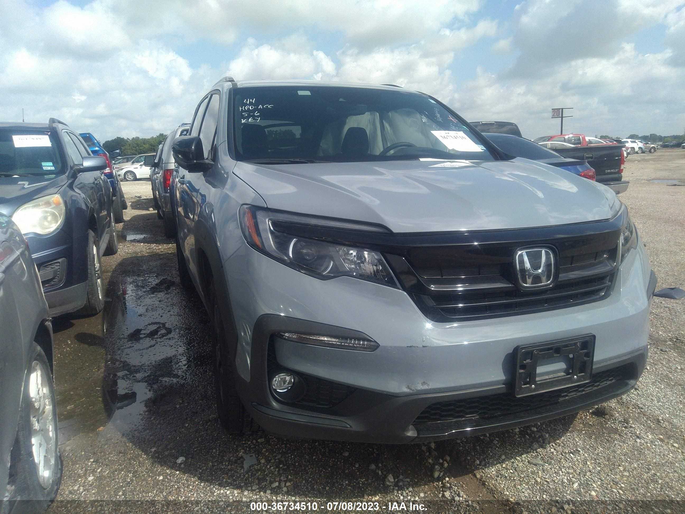 HONDA PILOT 2022 5fnyf6h83nb093698