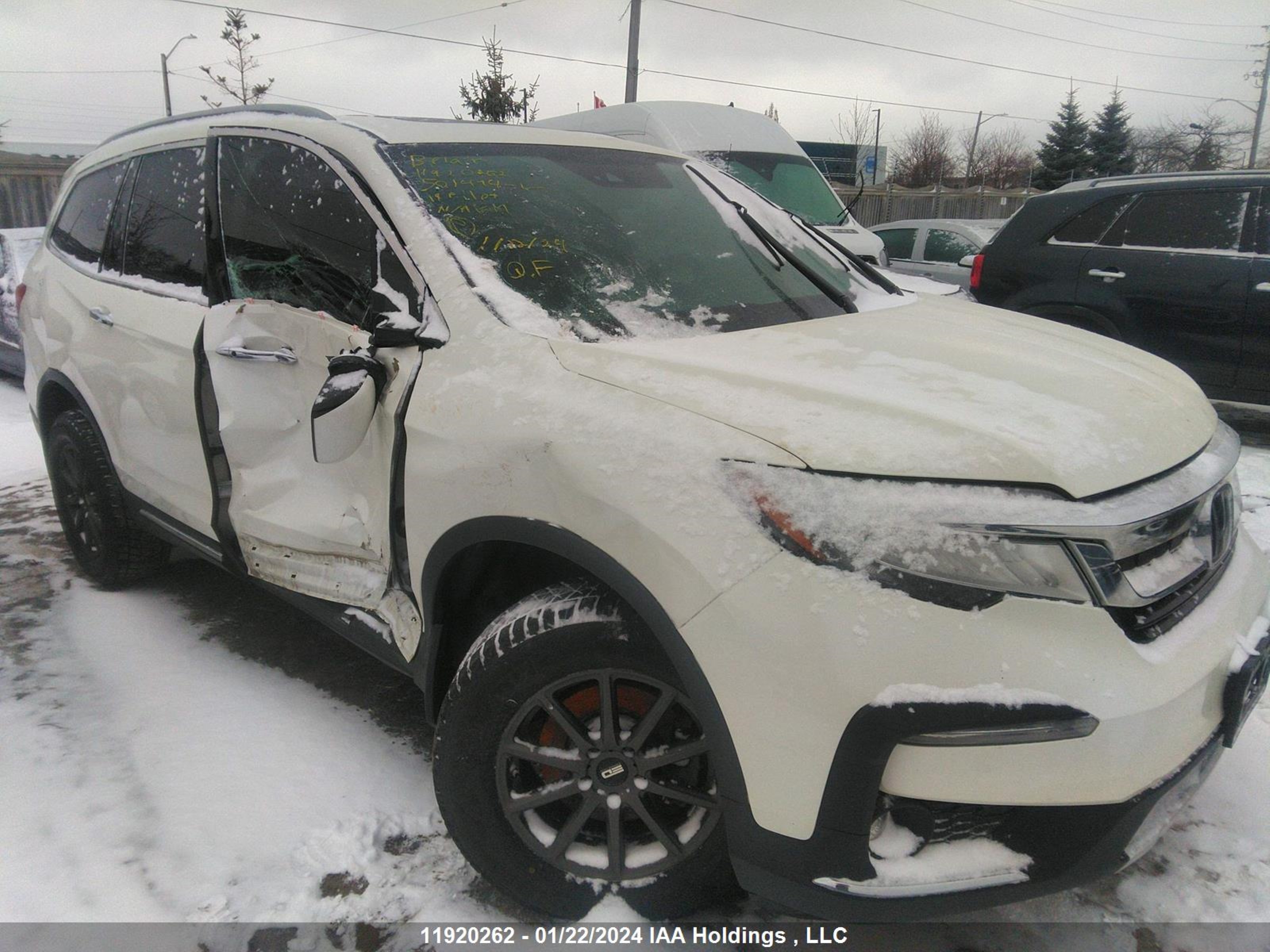 HONDA PILOT 2019 5fnyf6h97kb501494