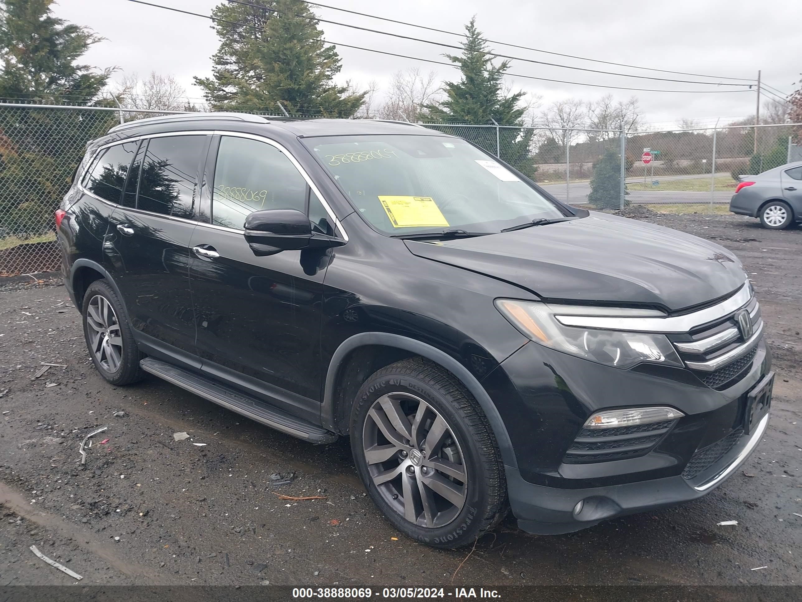 HONDA PILOT 2016 5fnyf6h98gb127551