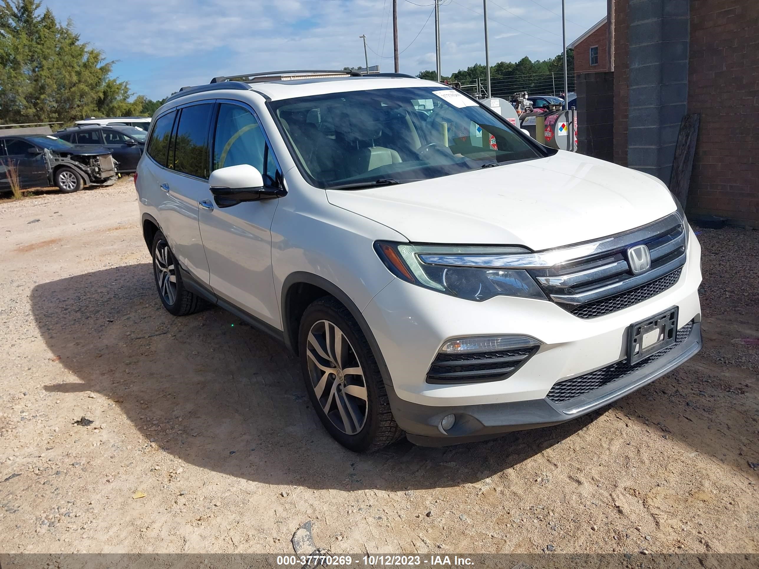 HONDA PILOT 2016 5fnyf6h99gb097430