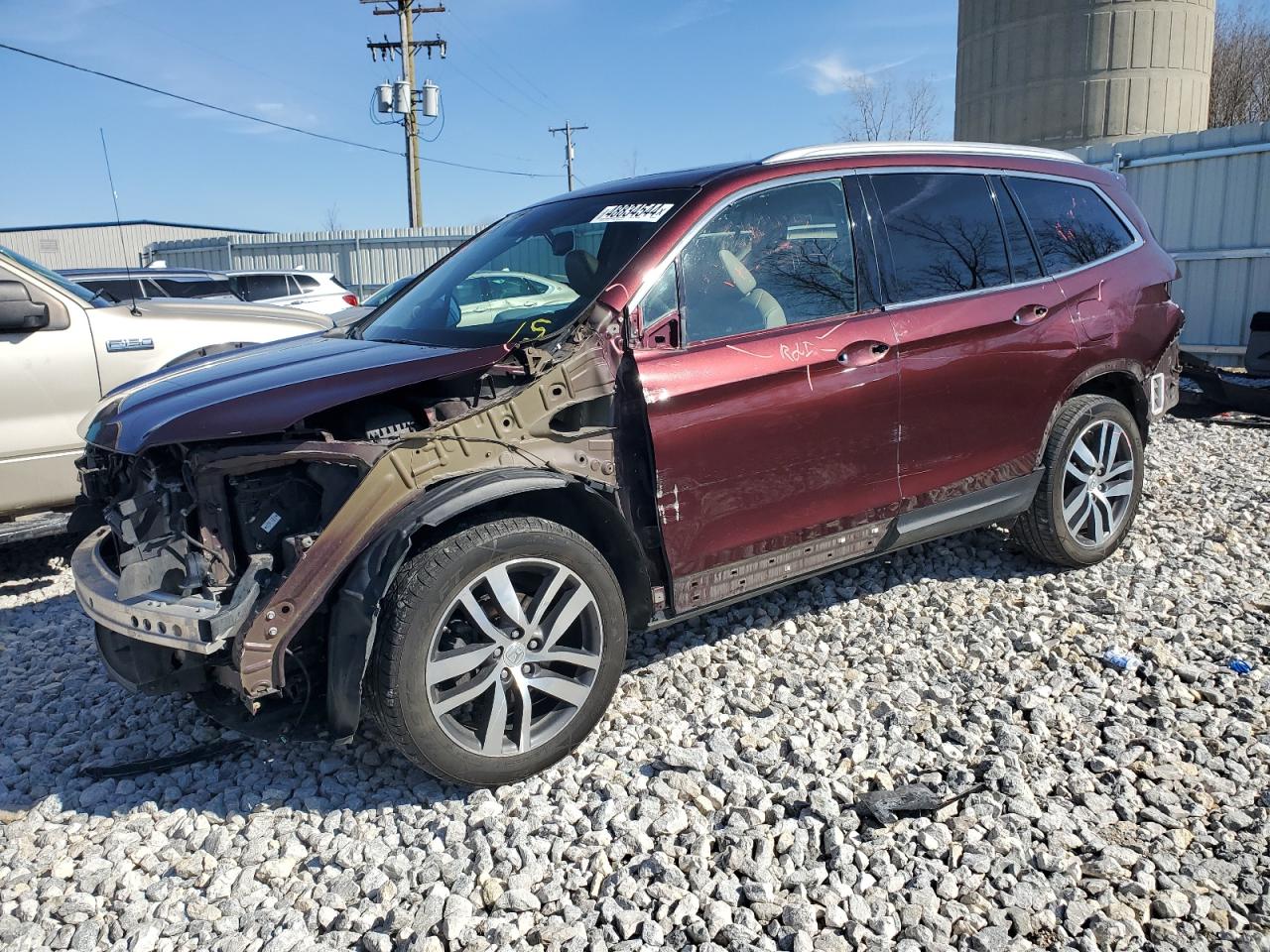 HONDA PILOT 2016 5fnyf6h9xgb015172