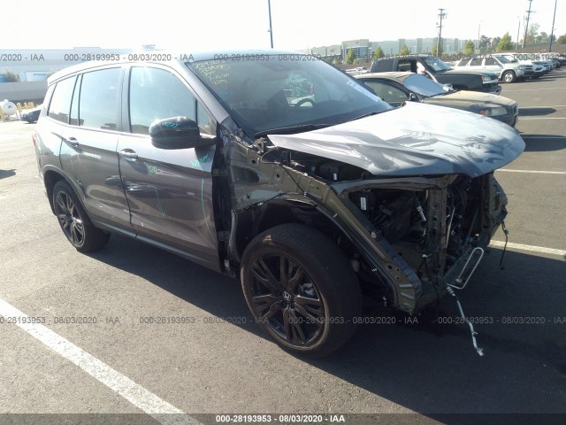 HONDA PASSPORT 2019 5fnyf7h26kb006311