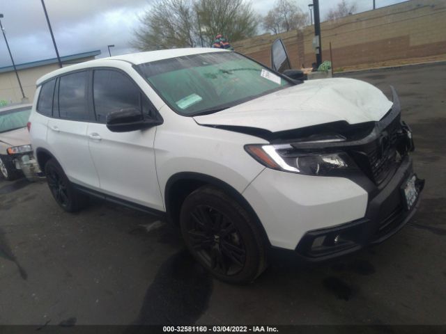 HONDA PASSPORT 2021 5fnyf7h29mb007875