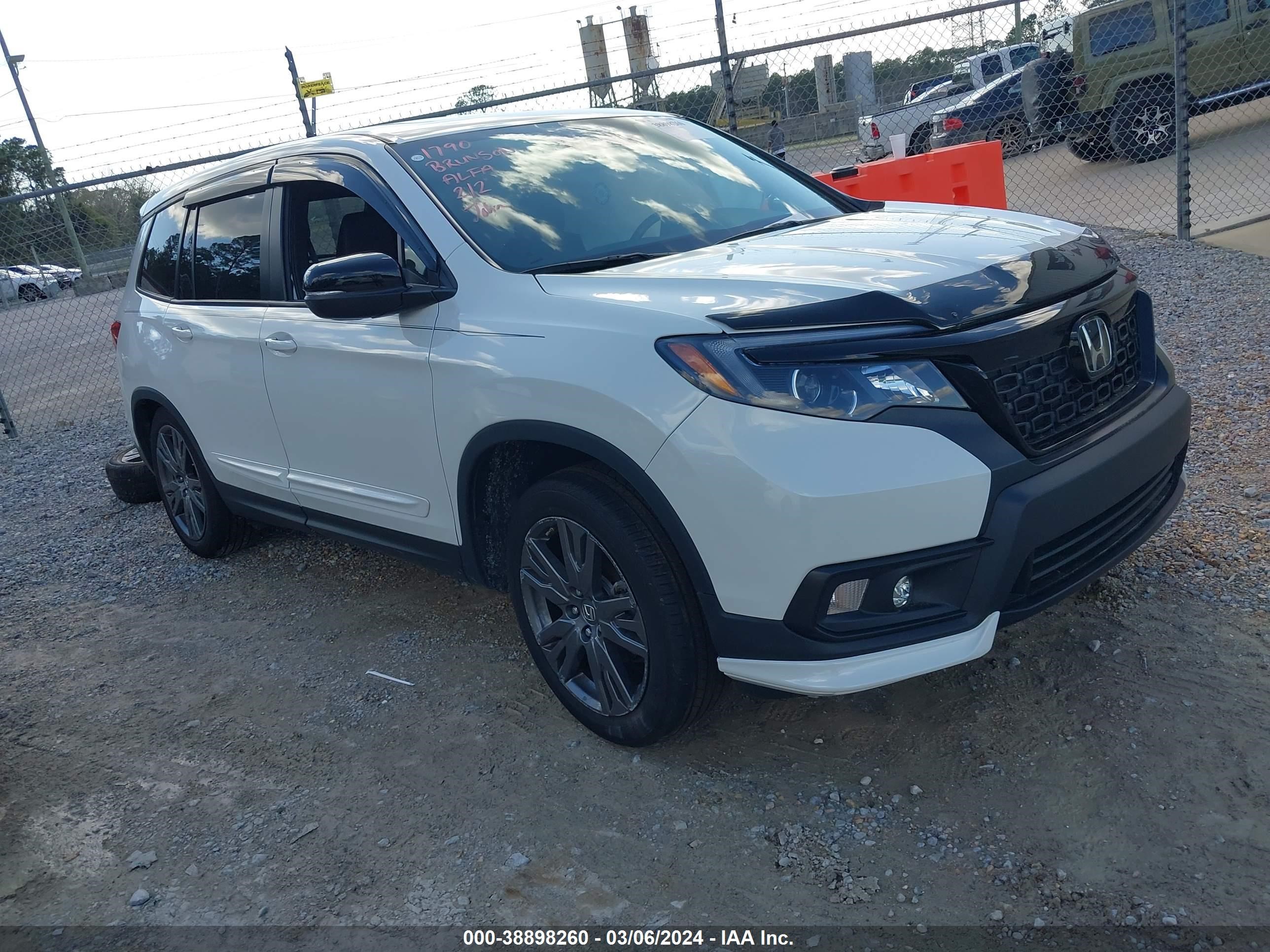 HONDA PASSPORT 2021 5fnyf7h52mb014242