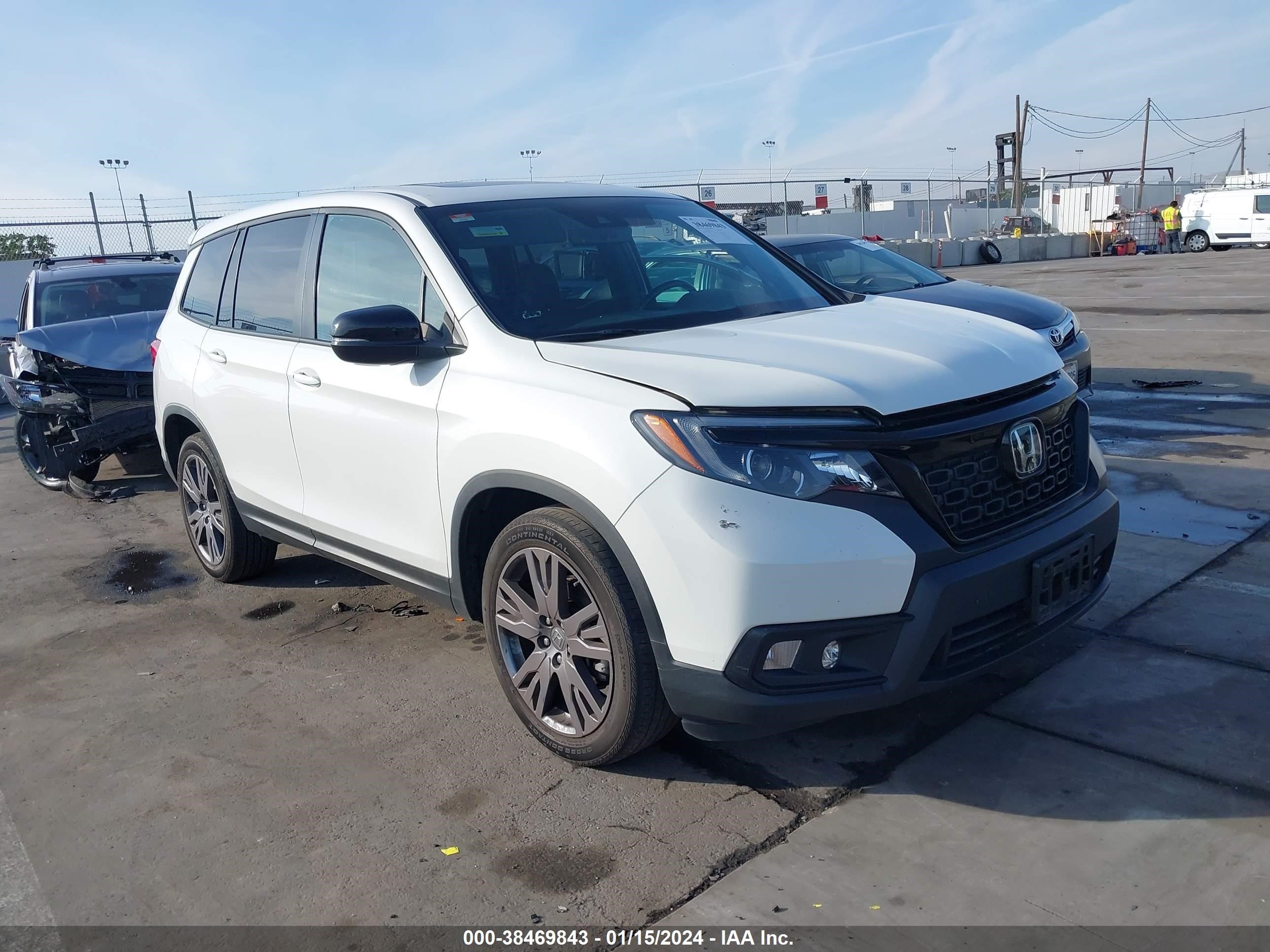 HONDA PASSPORT 2021 5fnyf7h58mb005044