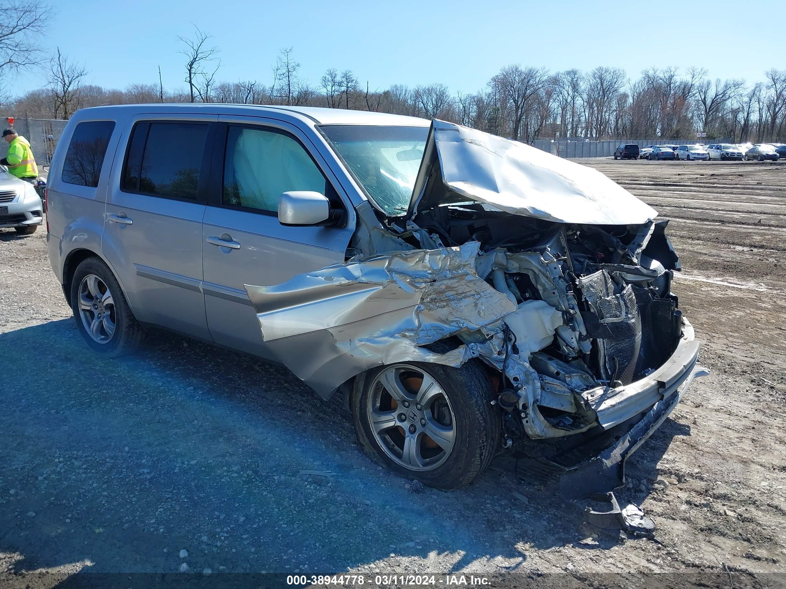 HONDA PILOT 2012 5fnyn3h41cb034674