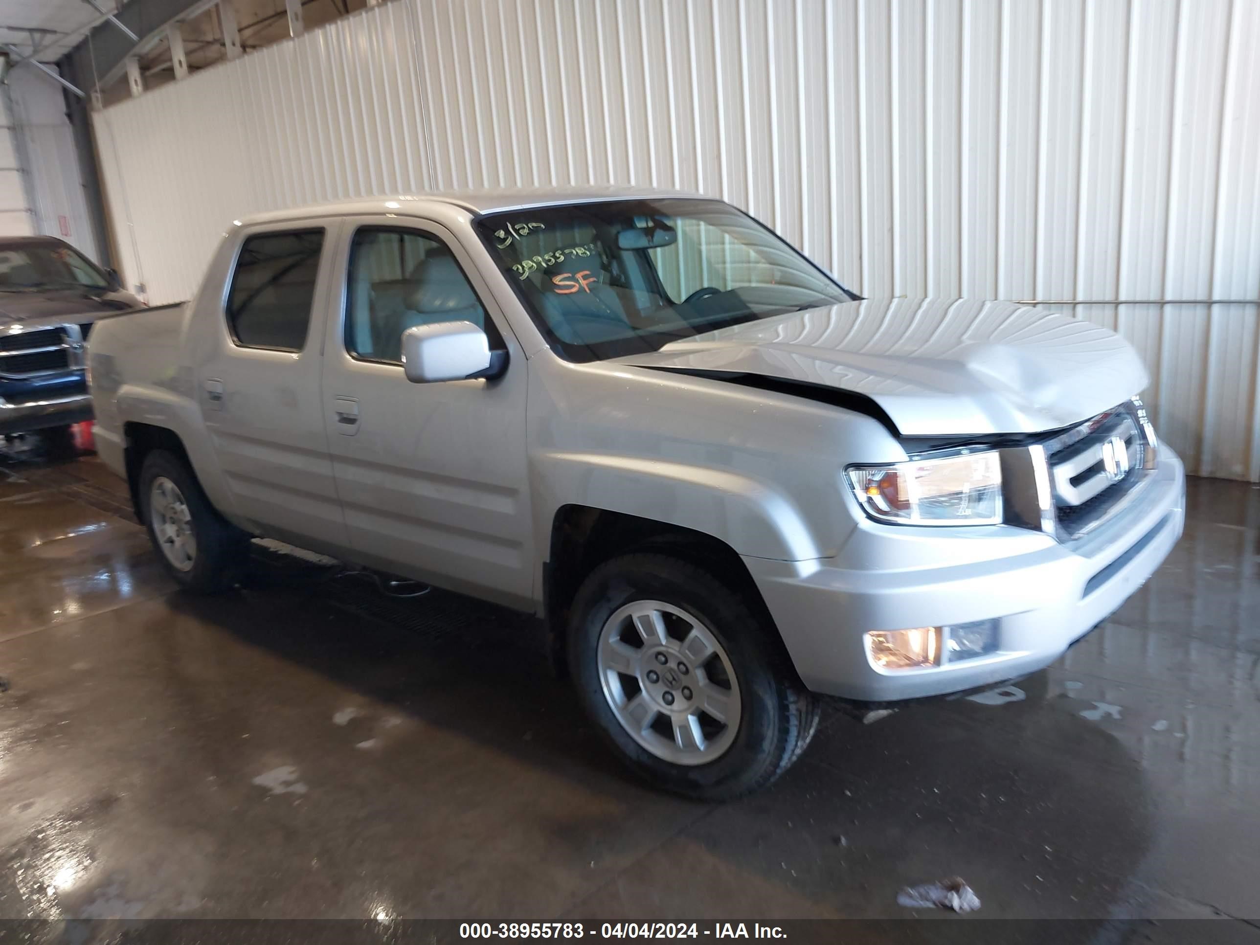 HONDA RIDGELINE 2009 5fpyk16449b103408