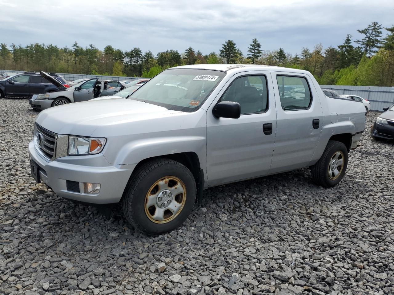 HONDA RIDGELINE 2012 5fpyk1f27cb002207