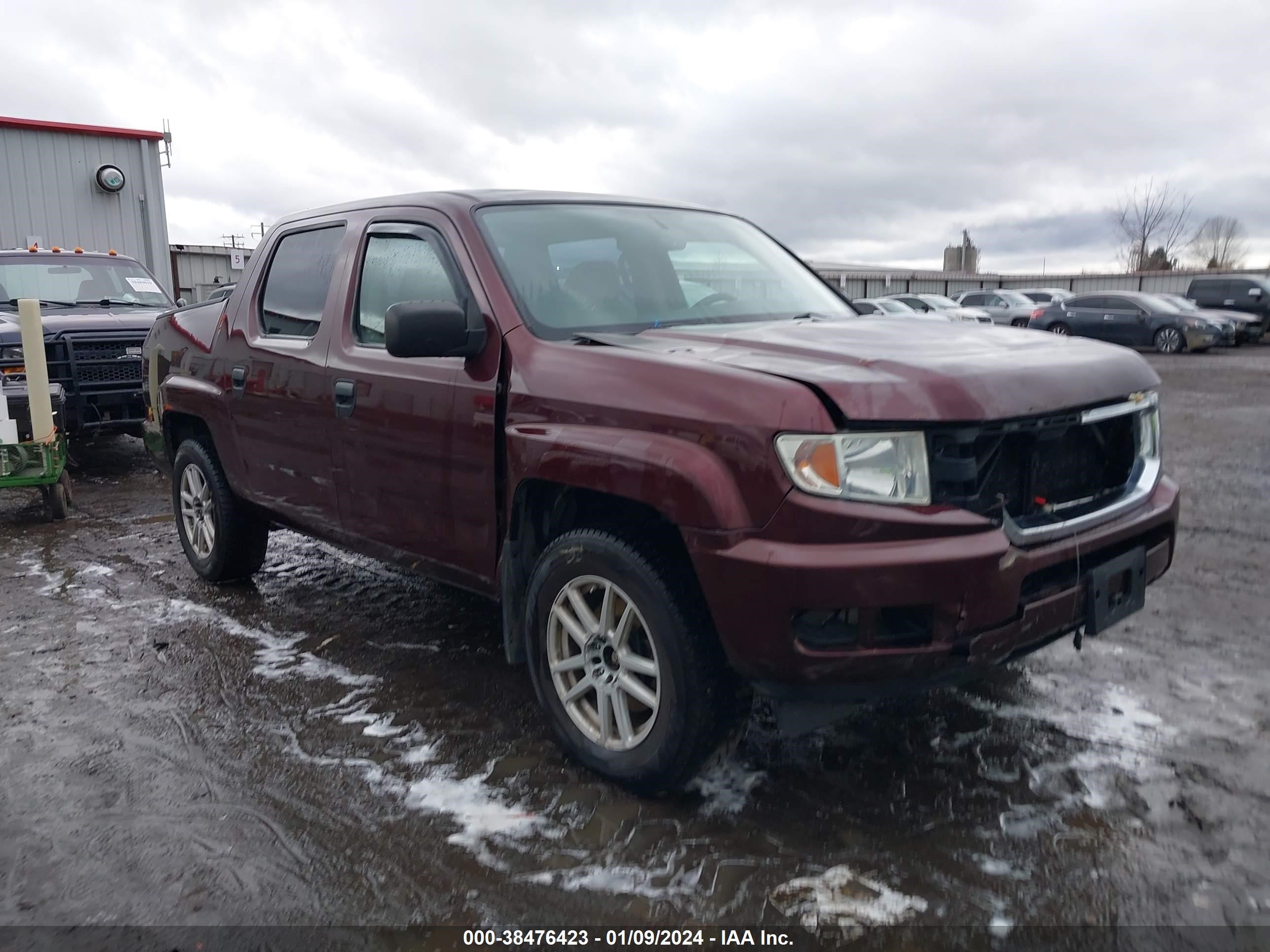 HONDA RIDGELINE 2013 5fpyk1f29db011637