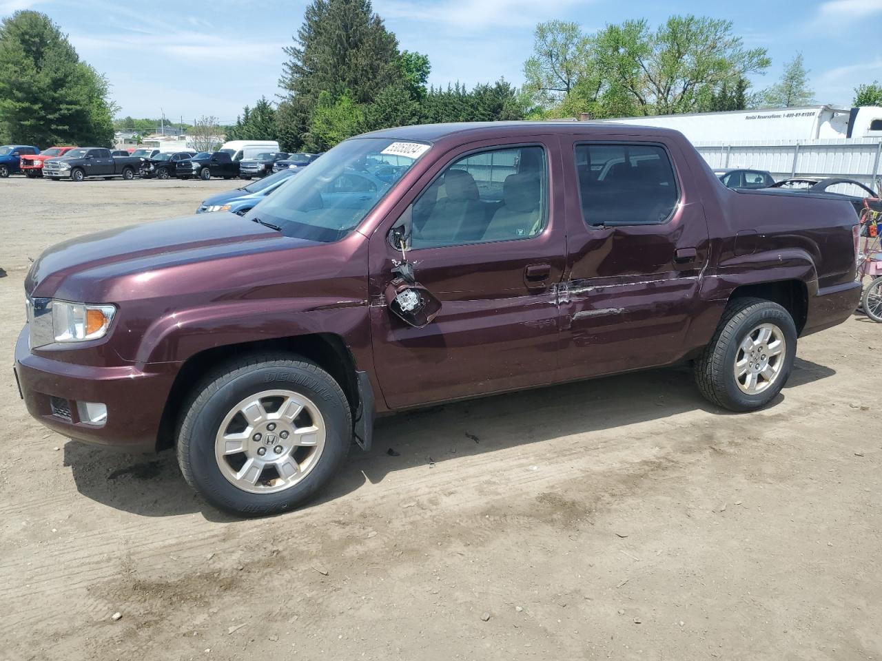 HONDA RIDGELINE 2011 5fpyk1f42bb006357