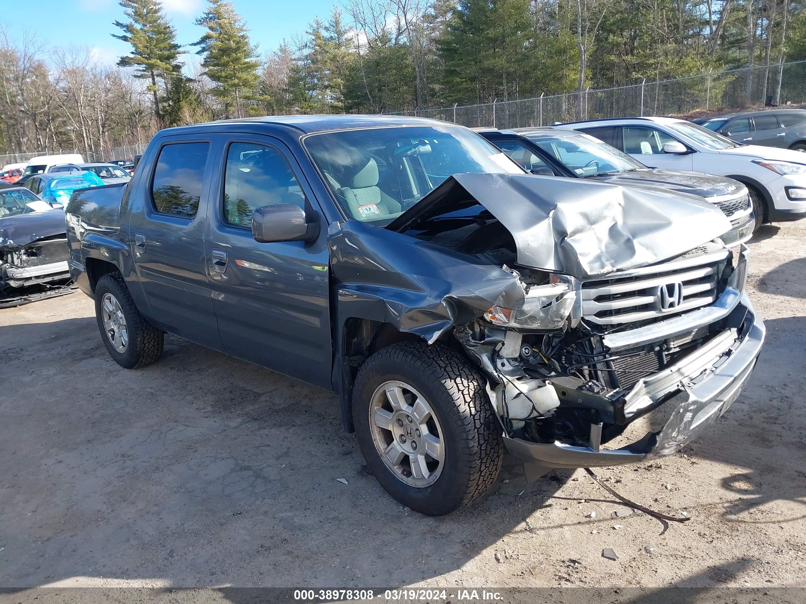 HONDA RIDGELINE 2012 5fpyk1f43cb004022