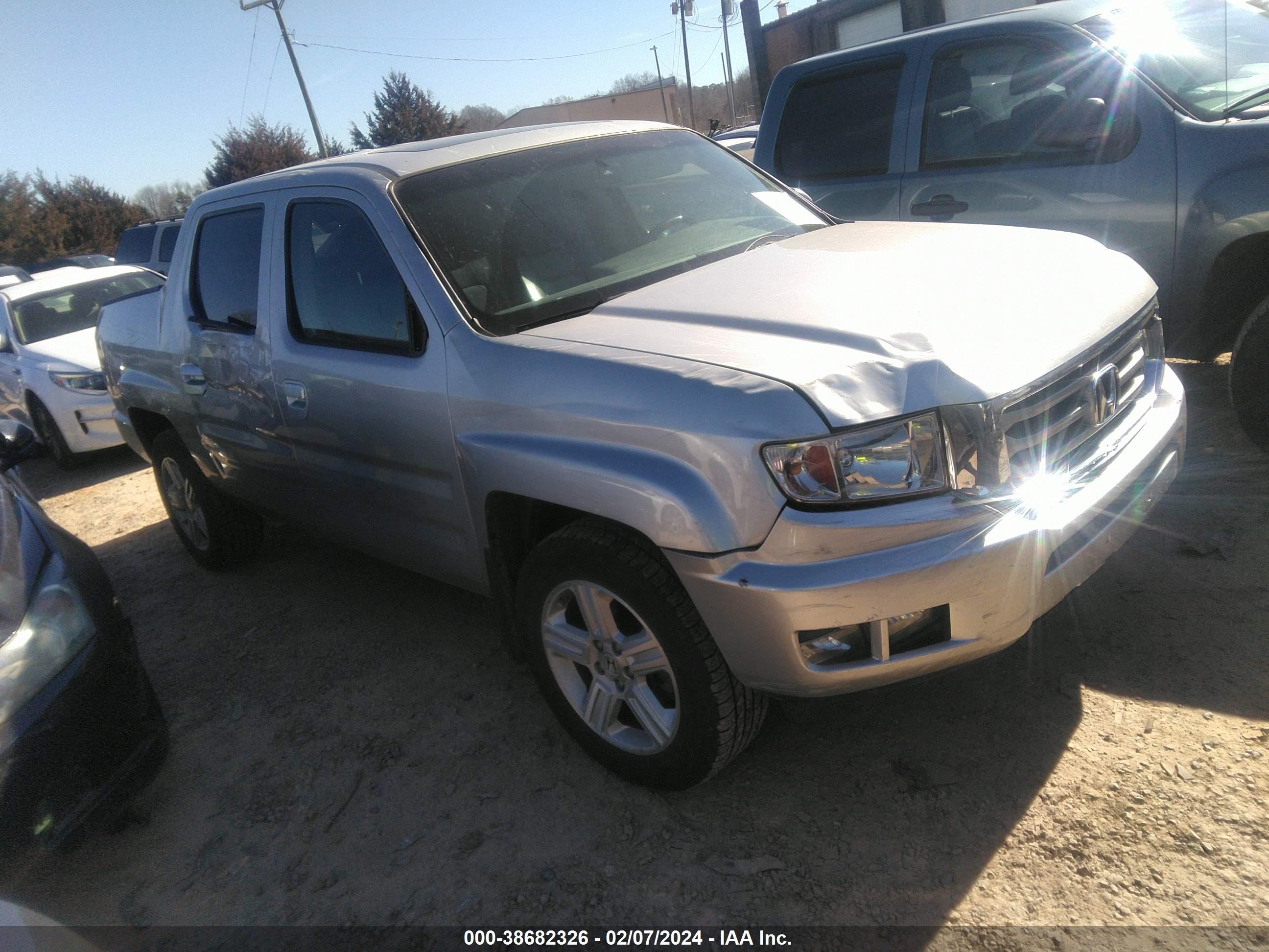 HONDA RIDGELINE 2012 5fpyk1f51cb456348