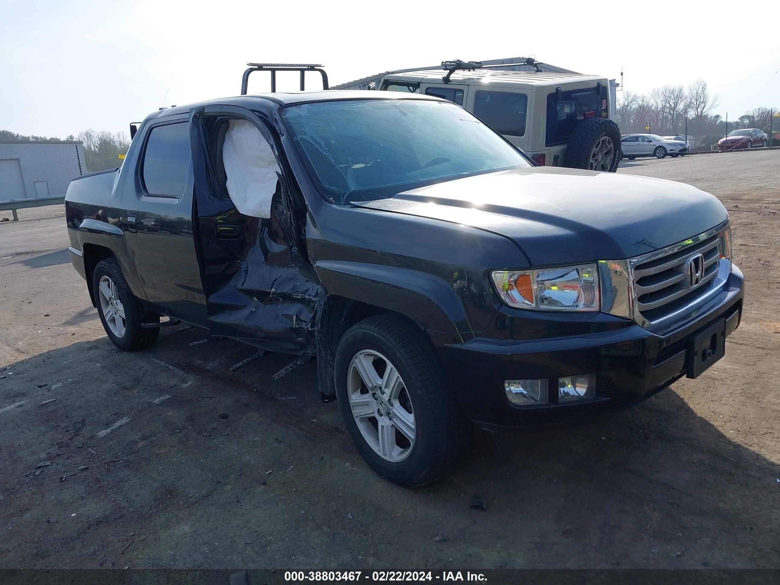 HONDA RIDGELINE 2013 5fpyk1f51db004353