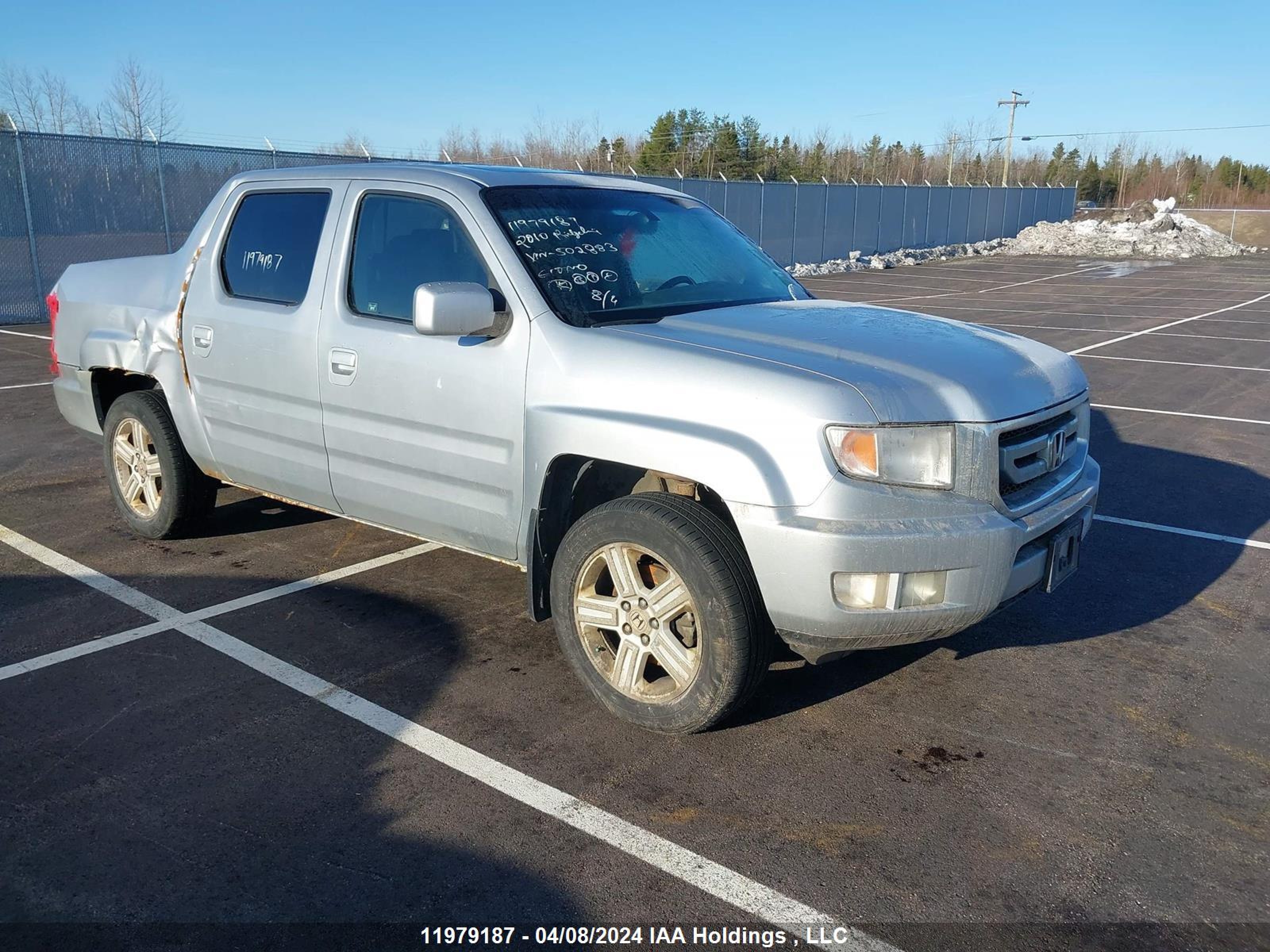 HONDA RIDGELINE 2010 5fpyk1f56ab502883