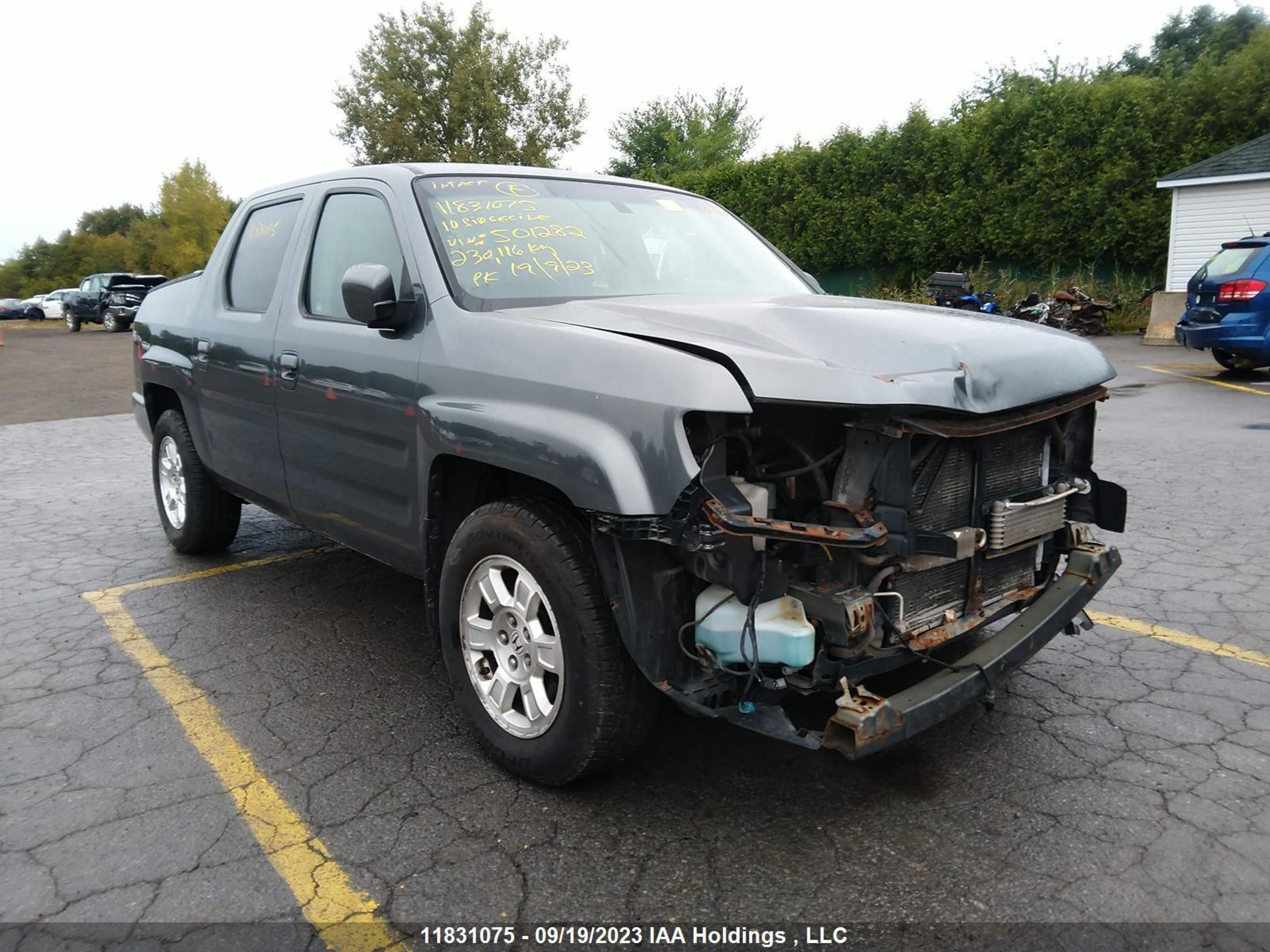 HONDA RIDGELINE 2010 5fpyk1f58ab501282