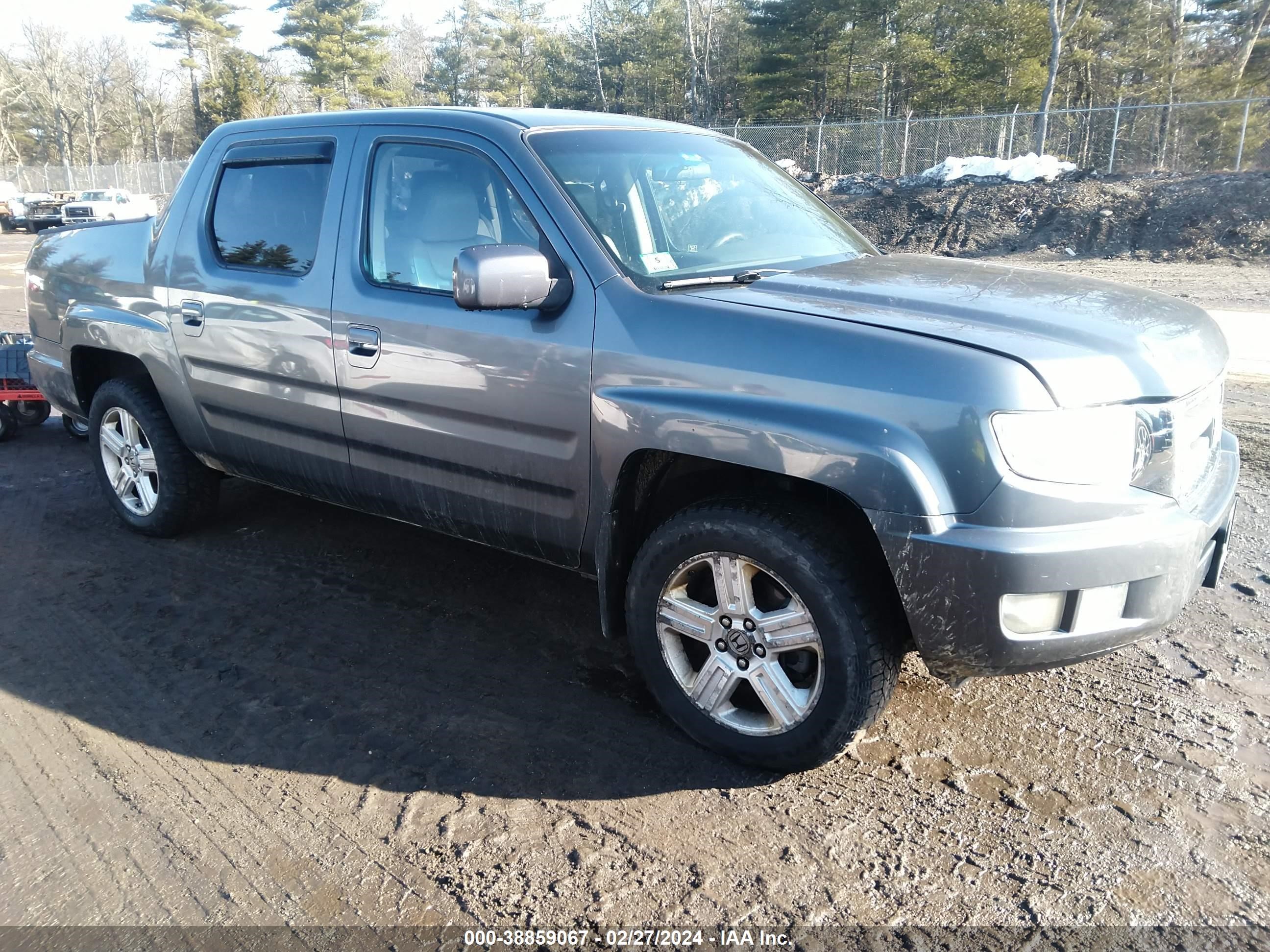 HONDA RIDGELINE 2011 5fpyk1f58bb007781