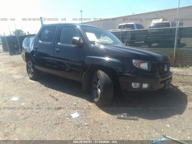 HONDA RIDGELINE 2013 5fpyk1f72db001611