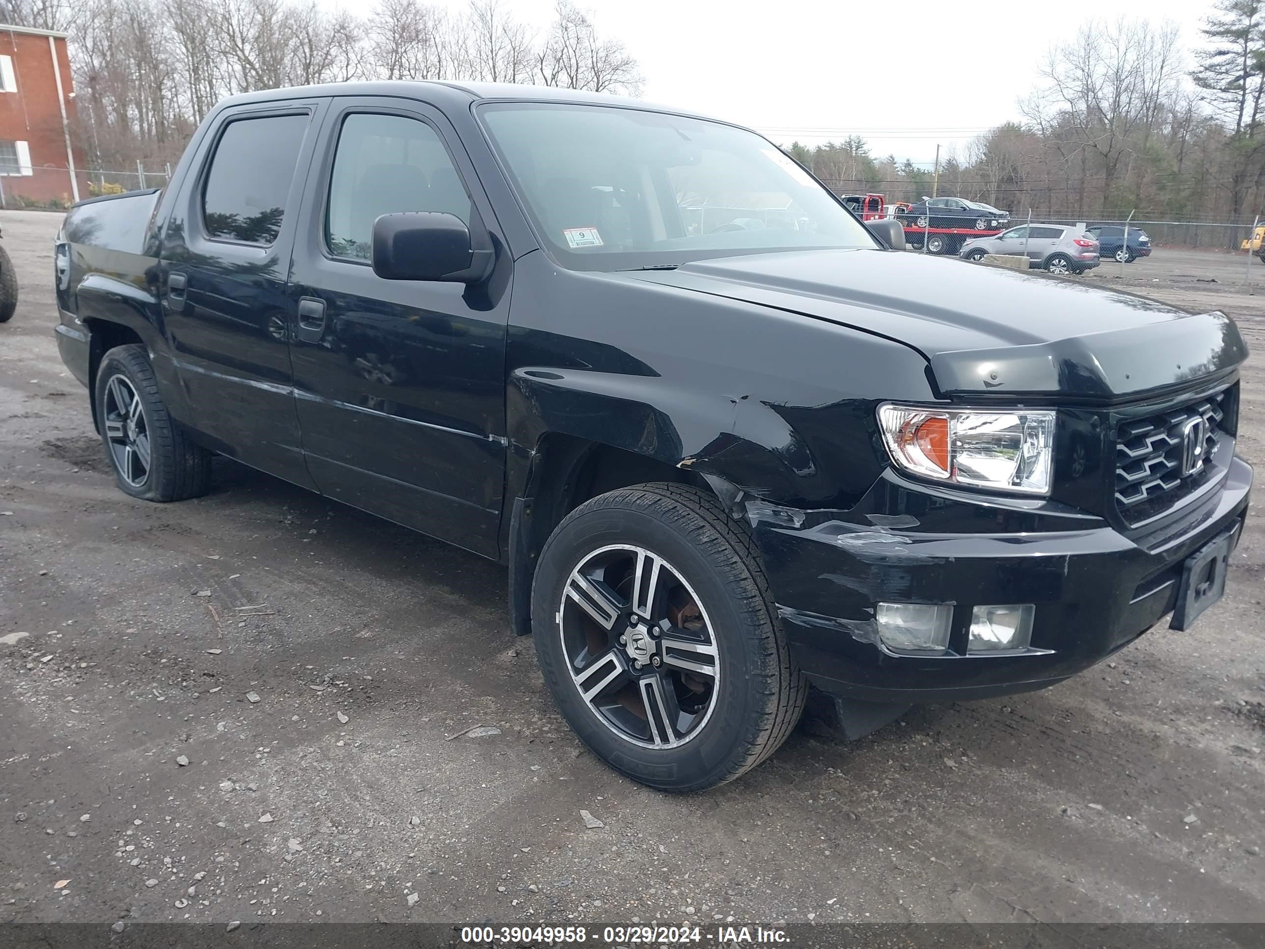 HONDA RIDGELINE 2013 5fpyk1f73db001875