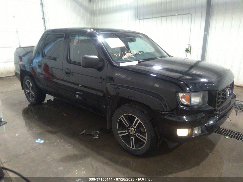 HONDA RIDGELINE 2013 5fpyk1f75db003028