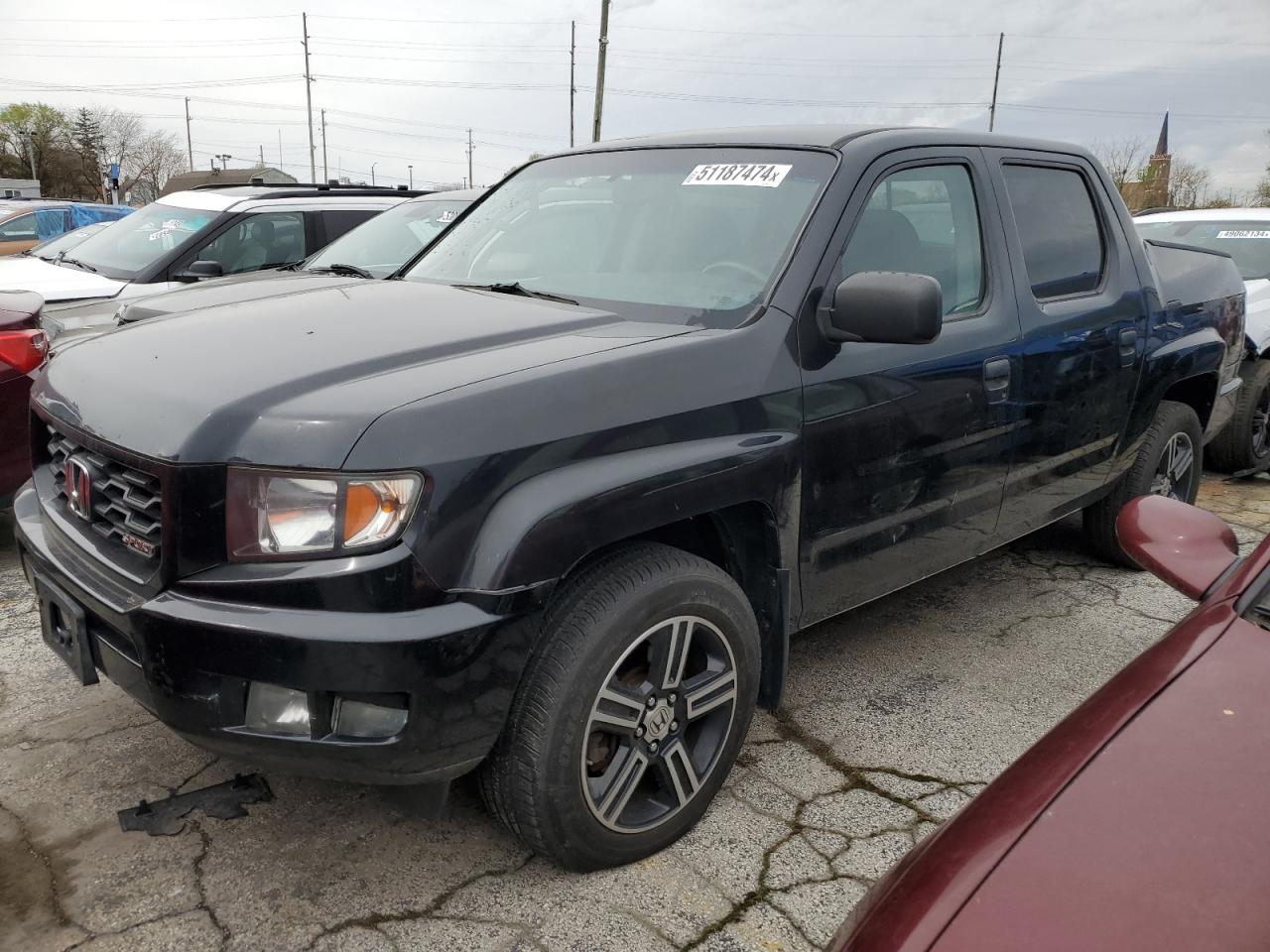 HONDA RIDGELINE 2013 5fpyk1f77db008716