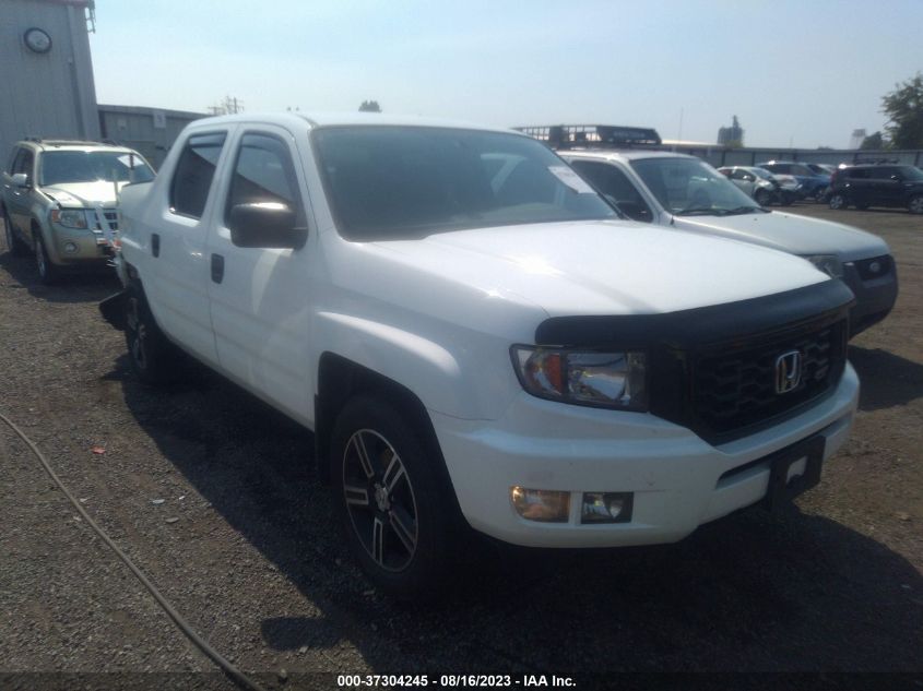 HONDA RIDGELINE 2013 5fpyk1f77db009767