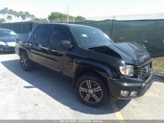 HONDA RIDGELINE 2013 5fpyk1f78db001581