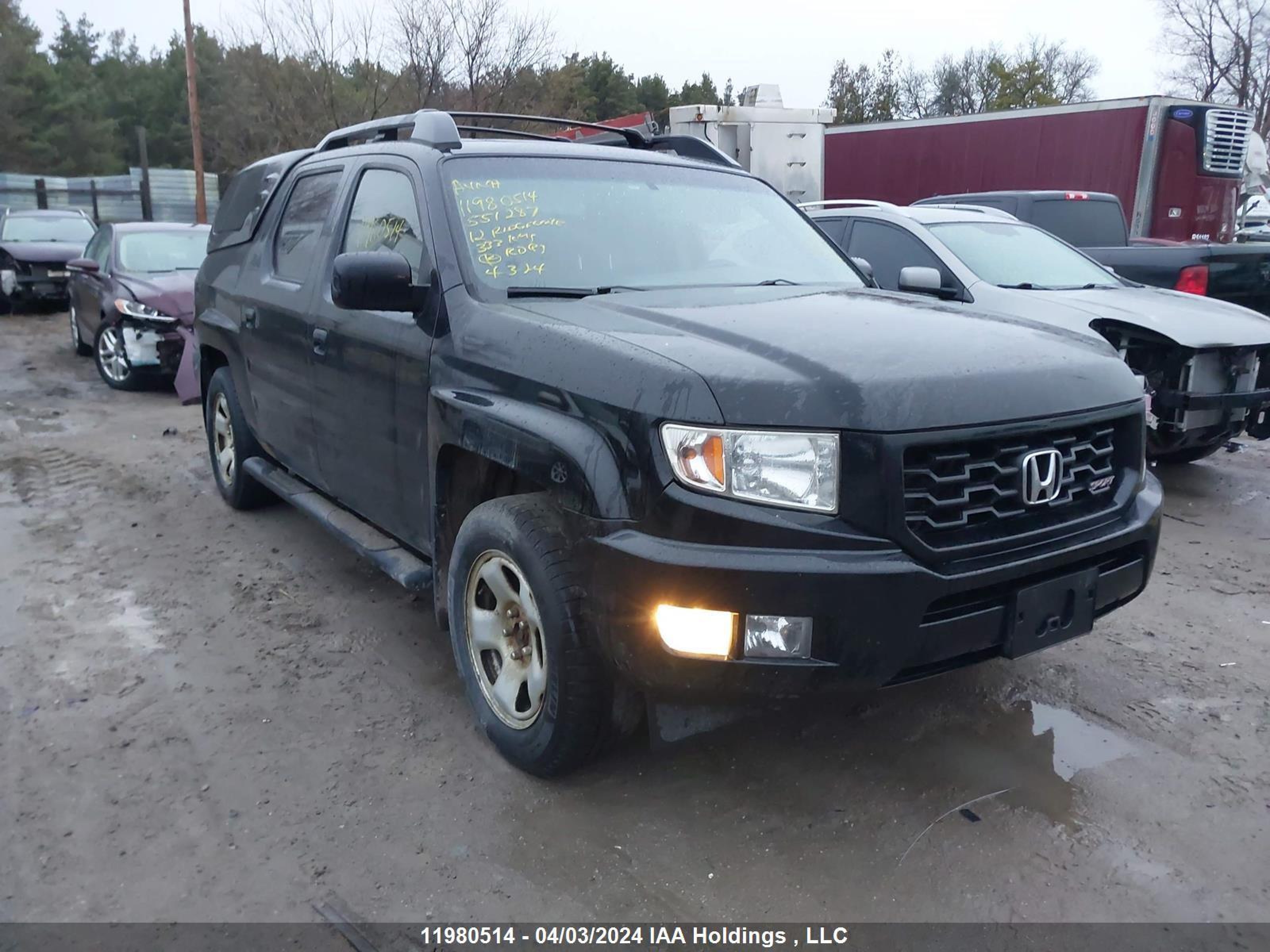 HONDA RIDGELINE 2012 5fpyk1f79cb551287