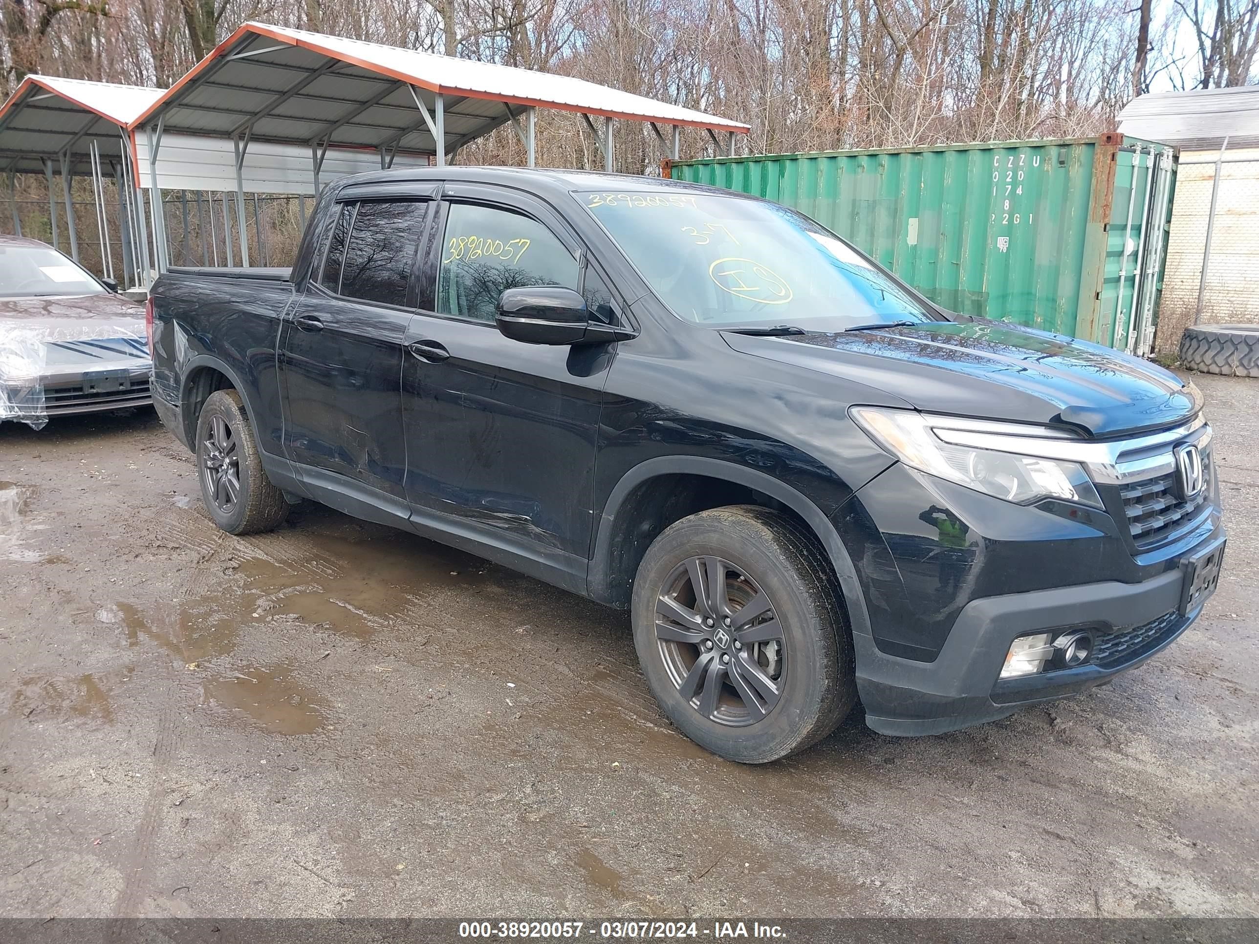 HONDA RIDGELINE 2019 5fpyk3f12kb043622