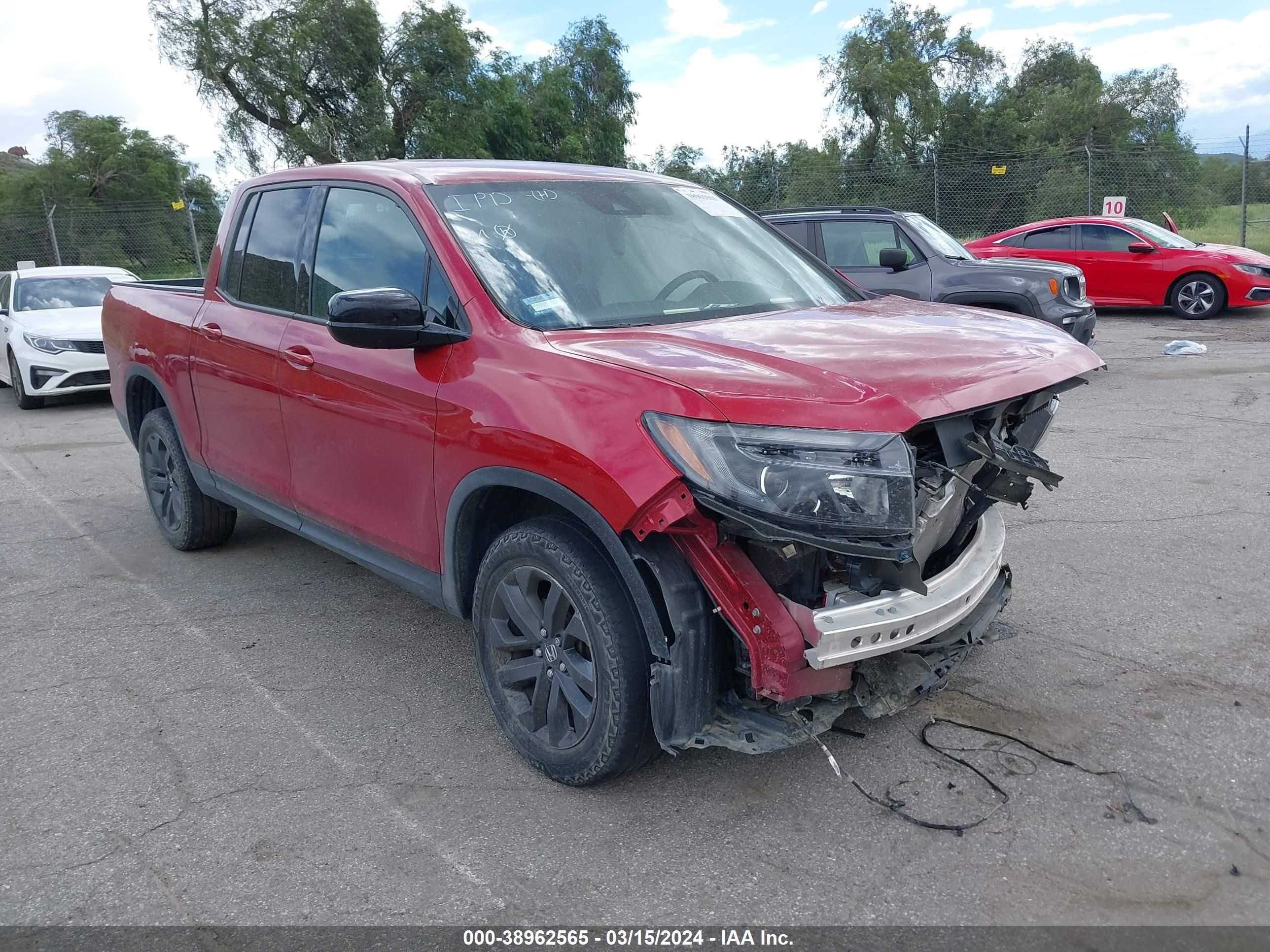 HONDA RIDGELINE 2021 5fpyk3f16mb001800