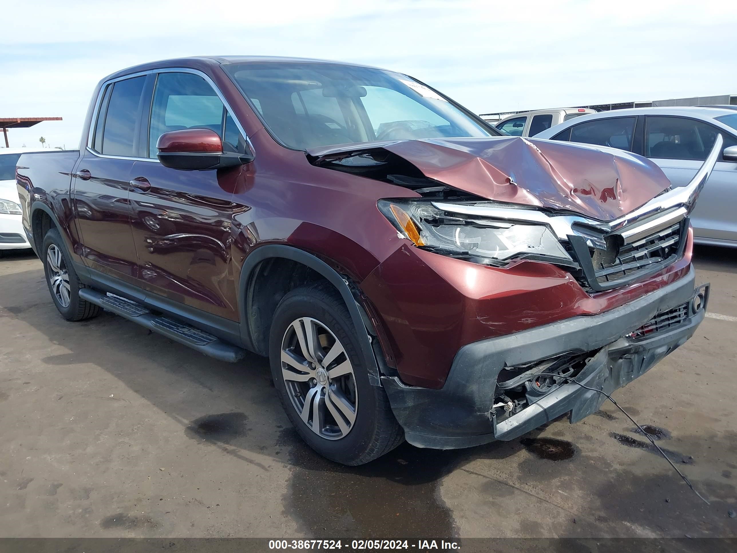 HONDA RIDGELINE 2017 5fpyk3f4xhb037599