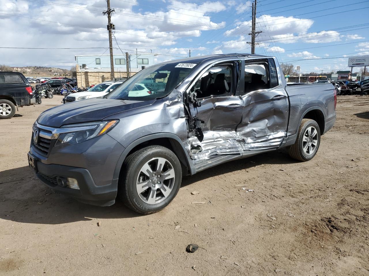 HONDA RIDGELINE 2017 5fpyk3f67hb035424