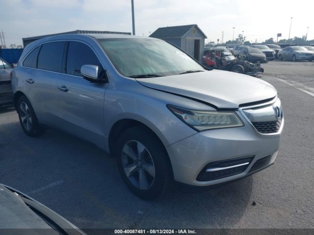 ACURA MDX 2015 5fryd3h21fb011712