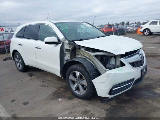 ACURA MDX 2014 5fryd3h22eb019896