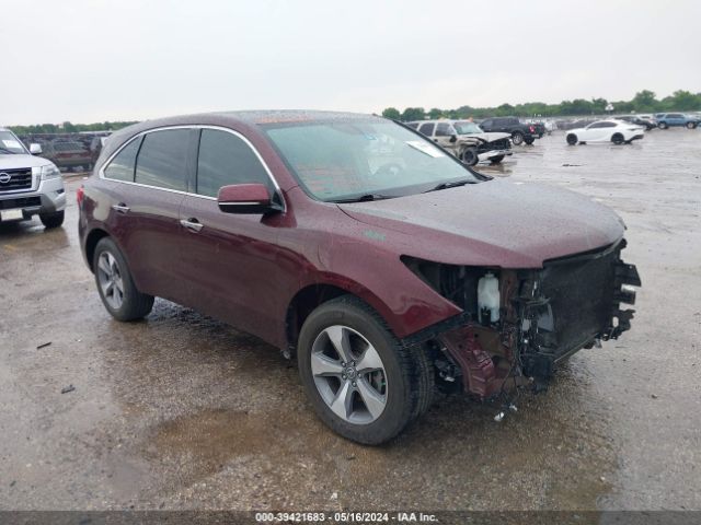 ACURA MDX 2014 5fryd3h23eb016621