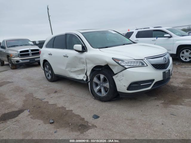 ACURA MDX 2016 5fryd3h23gb022017