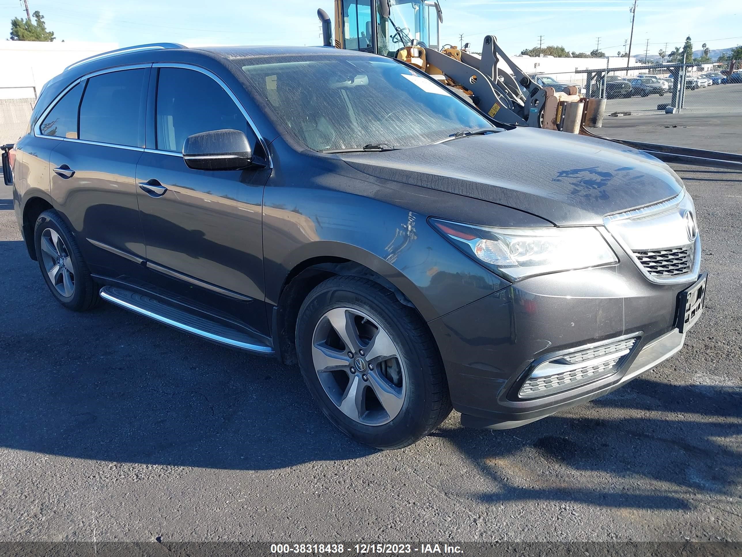 ACURA MDX 2014 5fryd3h24eb017096