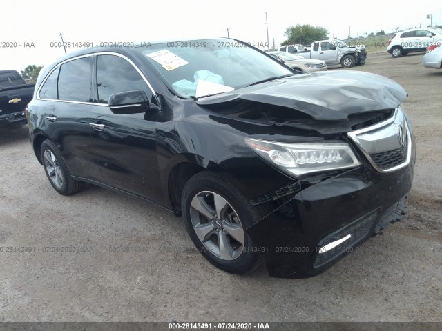 ACURA MDX 2016 5fryd3h24gb002875