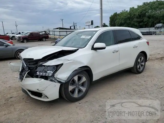 ACURA MDX 2016 5fryd3h24gb015268