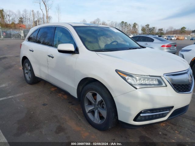 ACURA MDX 2014 5fryd3h26eb007251