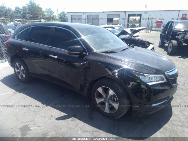 ACURA MDX 2014 5fryd3h26eb008724