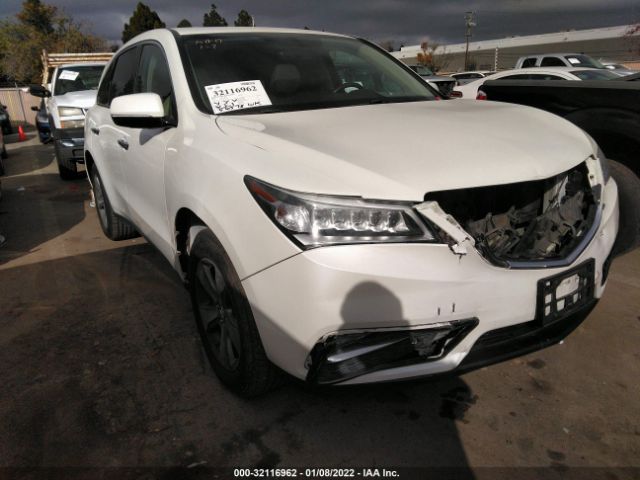 ACURA MDX 2016 5fryd3h26gb001324