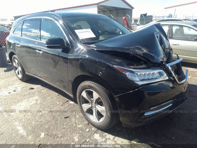 ACURA MDX 2016 5fryd3h26gb006930