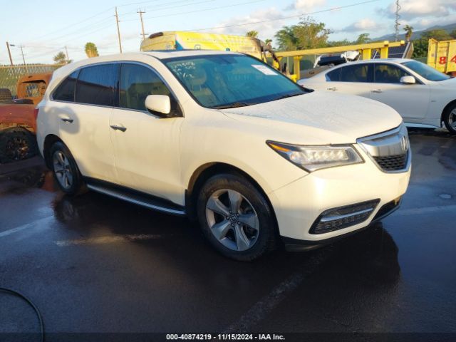 ACURA MDX 2016 5fryd3h26gb012842