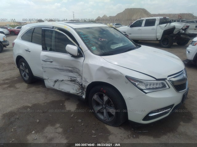 ACURA MDX 2016 5fryd3h26gb019158