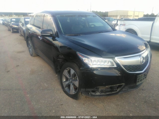 ACURA MDX 2016 5fryd3h26gb019340