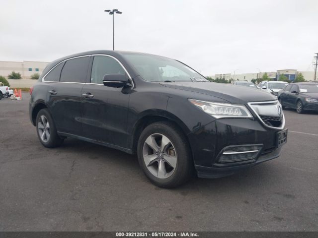 ACURA MDX 2016 5fryd3h26gb021797